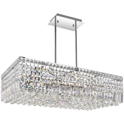 Colosseum 10 Light 30 inch Chrome Island/Pool Table Light Ceiling Light