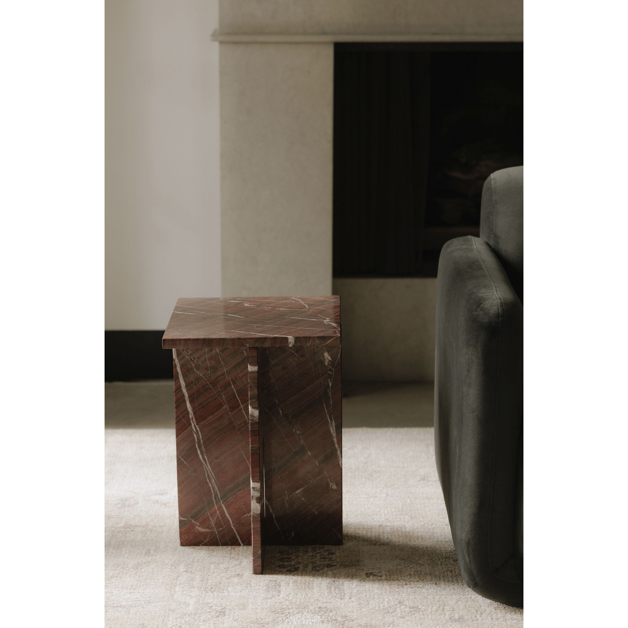 Blair 20 X 14 inch Red Accent Table
