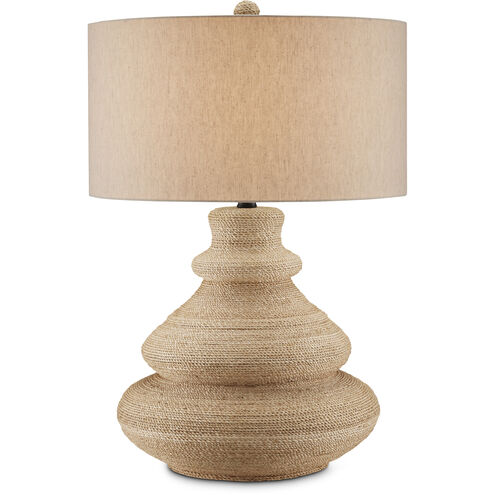 Jaru 33 inch 150 watt Natural Table Lamp Portable Light