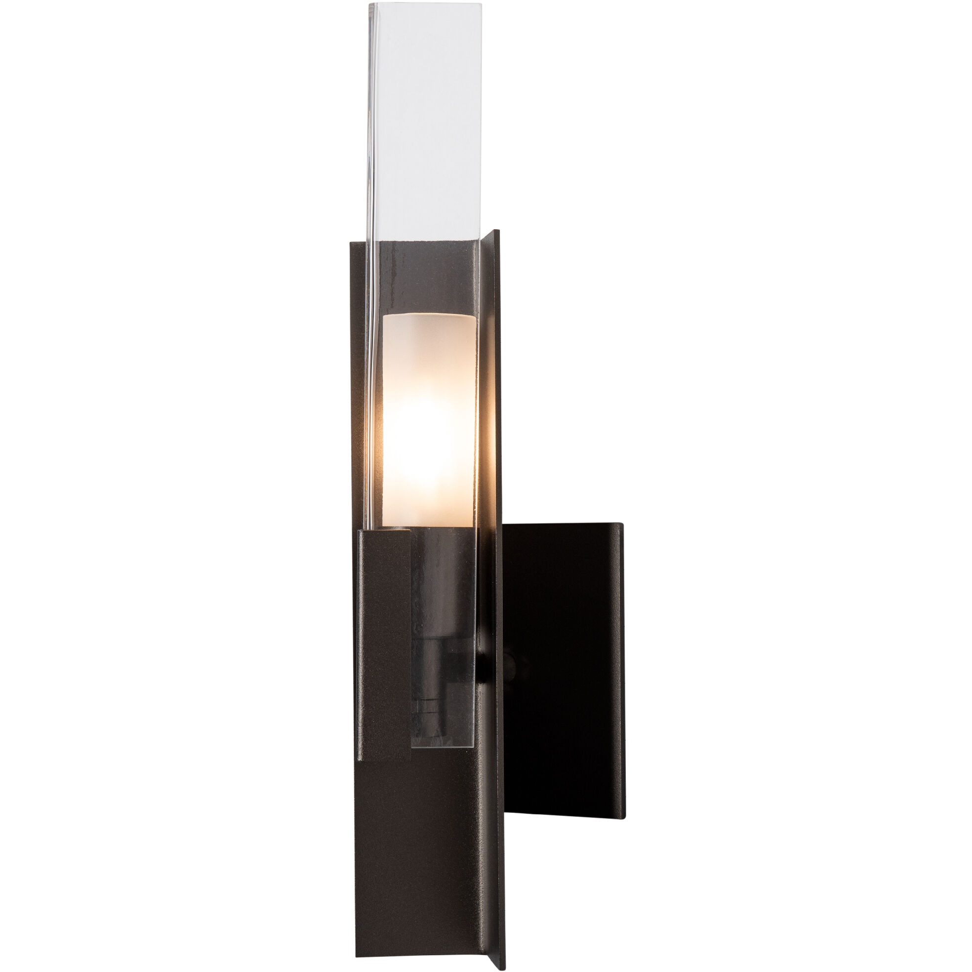 Summit Sconce Wall Light in Oil Rubbed Bronze, Clear