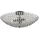 Cassandra 4 Light 20 inch Black Semi Flush Ceiling Light