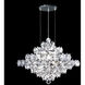 Continental Fashion 13 Light 21 inch Silver Chandelier Ceiling Light