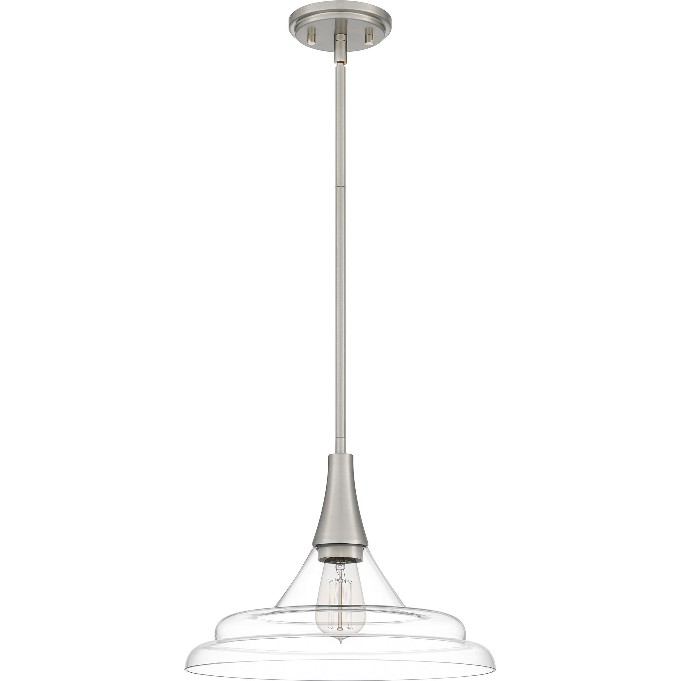 Grayton 1 Light 14 inch Brushed Nickel Pendant Ceiling Light