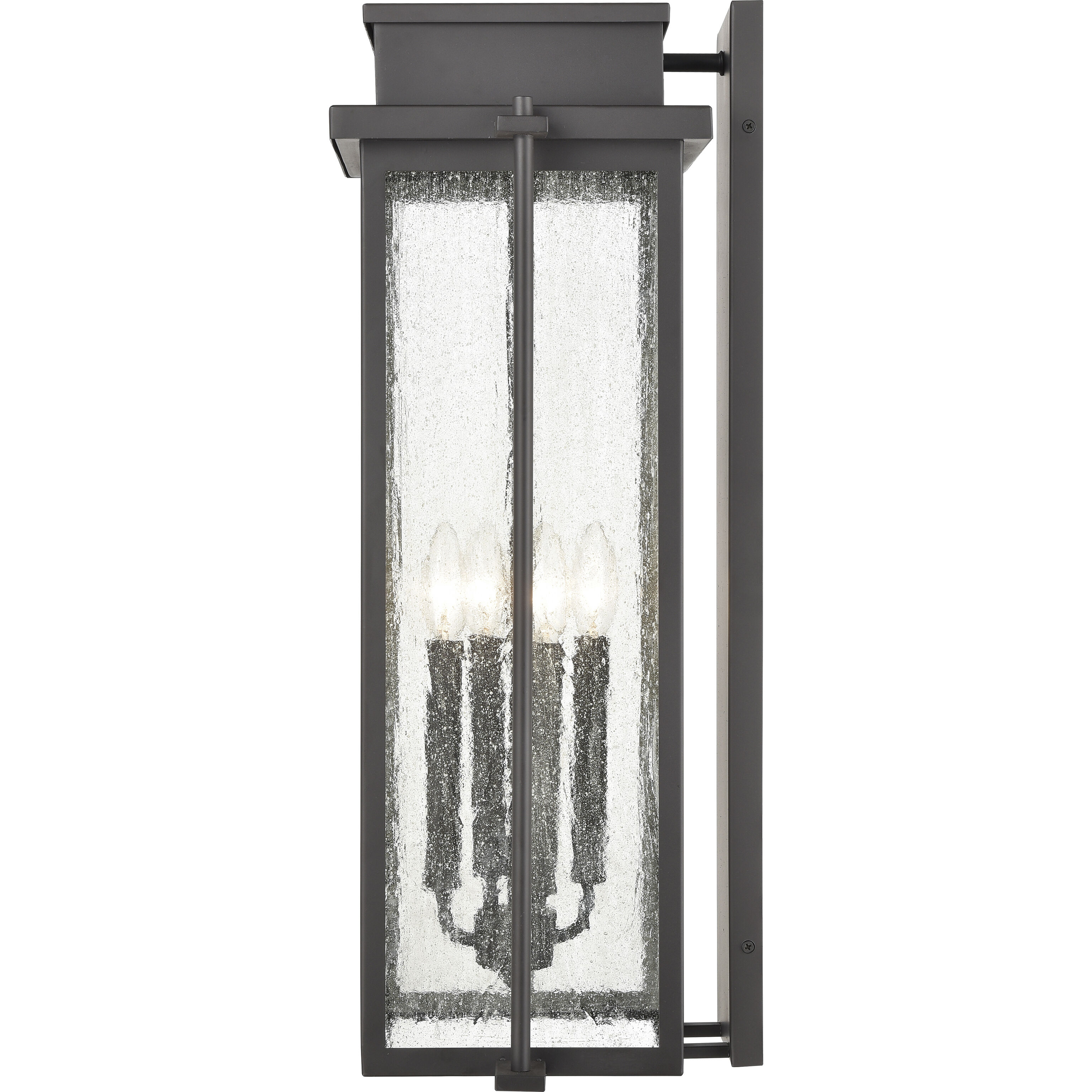 Braddock 4 Light 25.75 inch Architectural Bronze Outdoor Wall Sconce