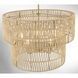 Bungalow Heaven 5 Light 26 inch Soft Brass Pendant Ceiling Light