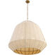 Velune 3 Light 36 inch Legacy Brass Pendant Ceiling Light
