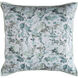 Naida 26 X 26 inch Sea Foam/White/Aqua/Teal/Navy/Light Gray Euro Sham