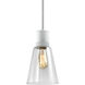 Zigrina 1 Light 7.13 inch Matte White Pendant Ceiling Light