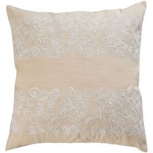 Delaney 24 X 0.1 inch Off White Pillow, Cover Only
