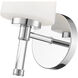 Henri 1 Light 6.5 inch Chrome Bathroom Vanity Wall Light