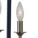 Boulevard 4 Light 22 inch Polished Nickel with Matte Black Accents Semi-Flush Mount Ceiling Light