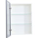 Wyn 28 X 20 inch Silver Medicine Cabinet