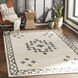 Beni Shag 84 X 63 inch Black Rug in 5 x 8, Rectangle