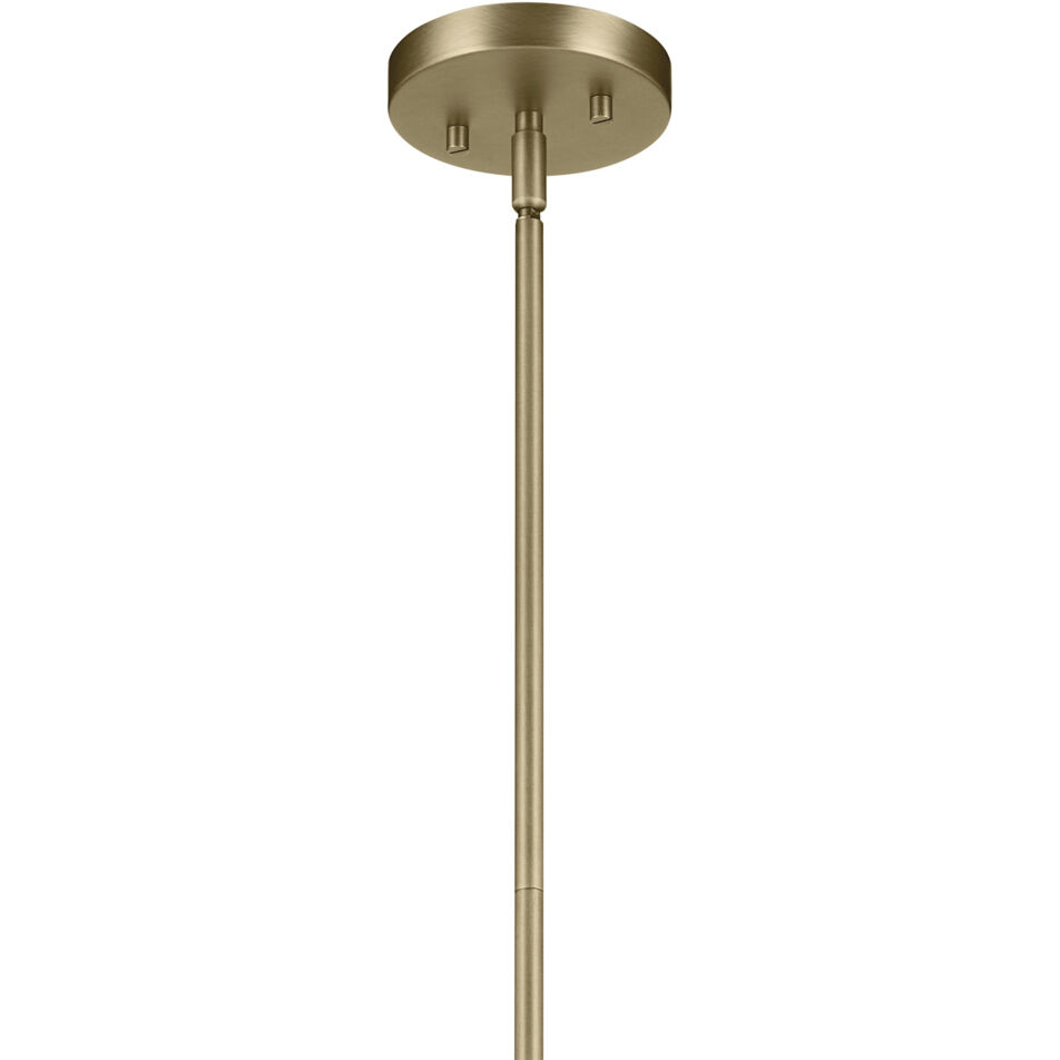 Avery 1 Light Natural Brass Pendant Ceiling Light