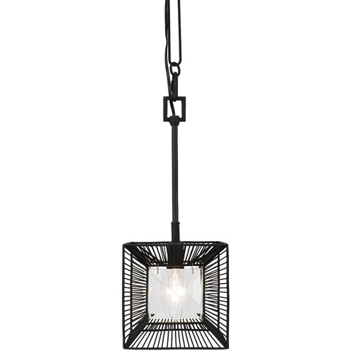Arcade 1 Light 6 inch Carbon Mini Pendant Ceiling Light