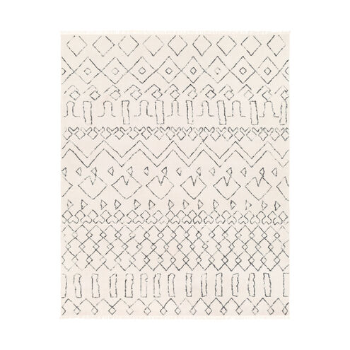 Nettie 120 X 96 inch Cream/Black Rugs, Wool and Cotton