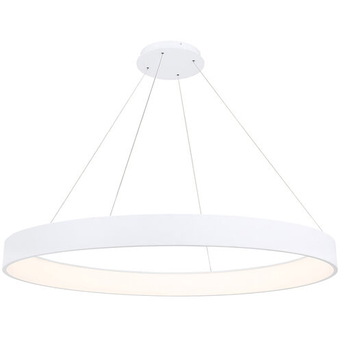 Corso LED 52.5 inch White Pendant Ceiling Light, dweLED