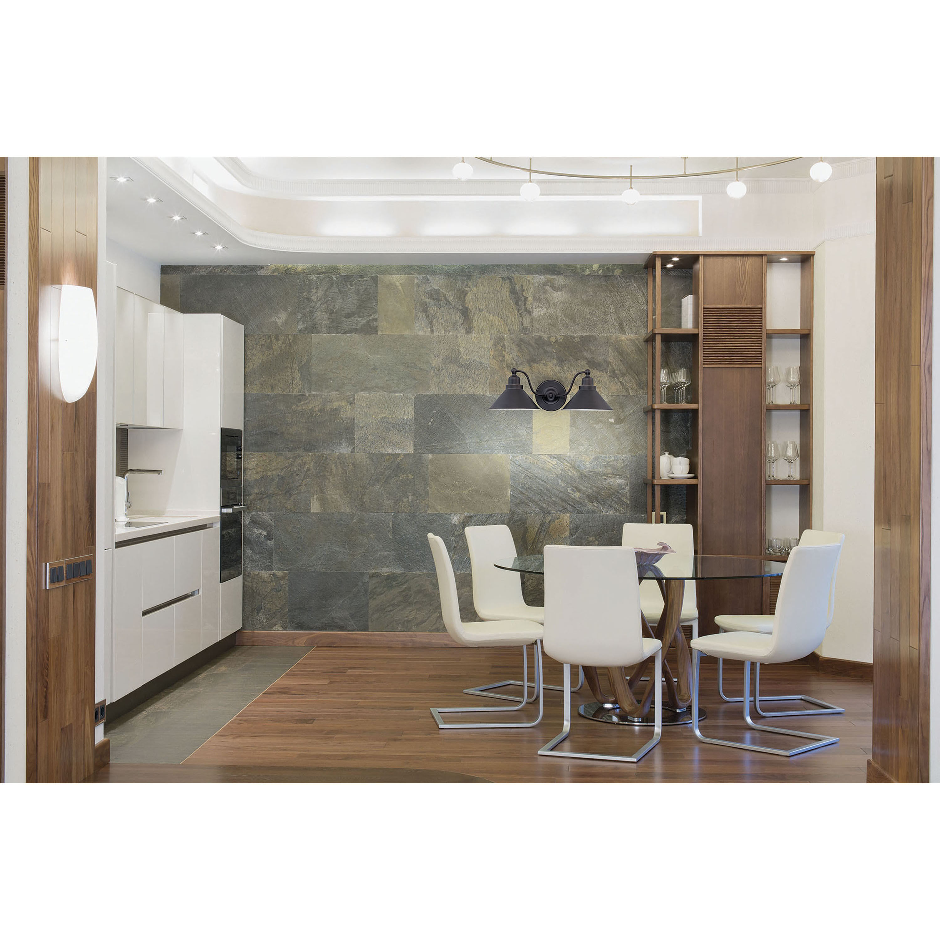 Bridgeview 2 Light 20 inch Mission Dust Bronze Wall Sconce Wall Light