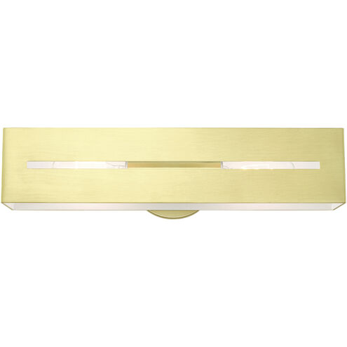 Soma 2 Light 18 inch Satin Brass ADA Vanity Sconce Wall Light