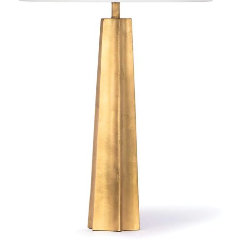 Celine 32.5 inch 150.00 watt Gold Leaf Table Lamp Portable Light
