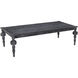 Stockholm 65 X 32 inch Cinder Black Coffee Table