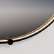 Avior 30 X 30 inch Black LED Lighted Mirror, Vanita by Oxygen