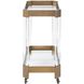 Giselle Bronze Bar Cart