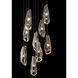 Luma 9 Light 20.5 inch Modern Brass Pendant Ceiling Light, Large