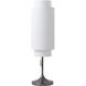 Lollipop 31 inch 14 watt Black Nickel Table Lamp Portable Light