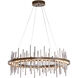 Cityscape LED 38 inch Bronze and Vintage Platinum Pendant Ceiling Light in Bronze/Vintage Platinum, Circular
