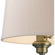Westbrook 25 inch 150 watt Antique Brass Swingarm Sconce Wall Light