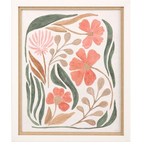 Florals Collection Pink Framed Art