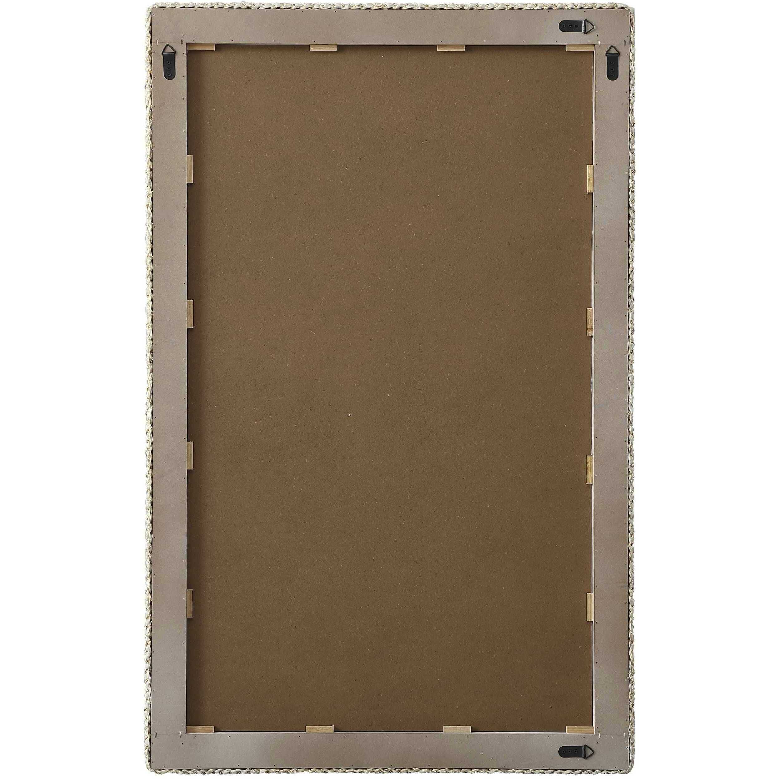 Marlowe 55 X 35 inch Linen White Mirror