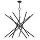 Soho 14 Light 40 inch Black Foyer Chandelier Ceiling Light