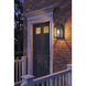 Ashford 1 Light 16.63 inch Bronze Outdoor Sconce in Clear Glass, X Wire Pattern, Brass Traditions by Innovations Lighting