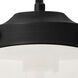 Olin 1 Light Black Cord Pendant Ceiling Light