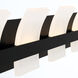 Cambridge LED 36.25 inch Black Vanity Light Wall Light