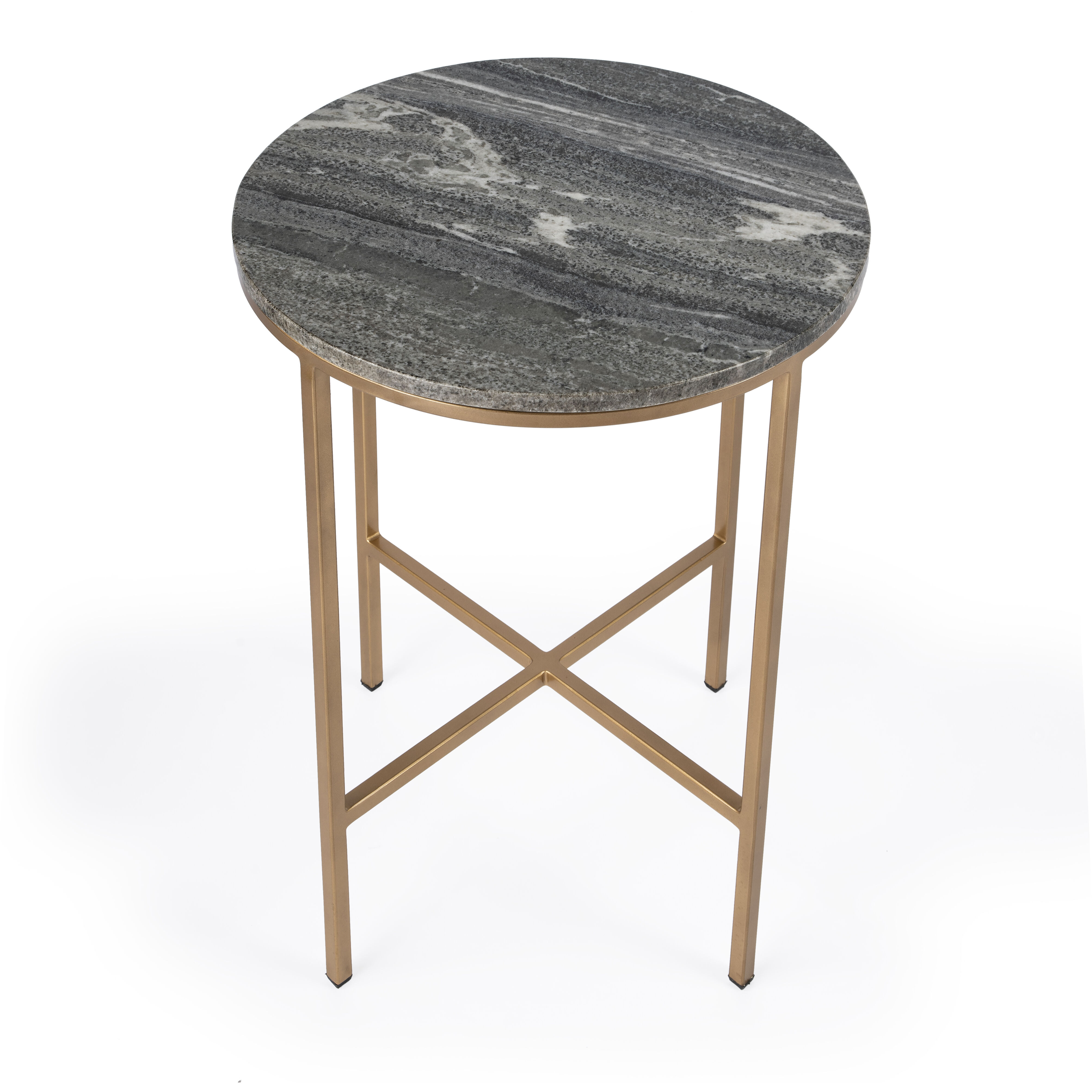 Caty Marble End Table in Multi