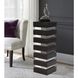 Stepped 35 X 12 inch Espresso Brown Pedestal