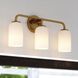 Shelby LED 23 inch Natural Brass Bathroom Light Wall Light