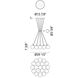 The Bougie 19 Light 30 inch Aged Gold Brass Chandelier Ceiling Light in Aged Gold Brass and Clear