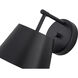 Lilly 1 Light 8 inch Matte Black Wall Sconce Wall Light