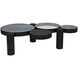 Trypo 68 X 42 inch Matte Black Coffee Table