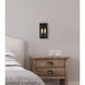 Voir 2 Light 6 inch Black Wall Sconce Wall Light