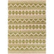 Columbia 132 X 96 inch Grass Green, Khaki Rug