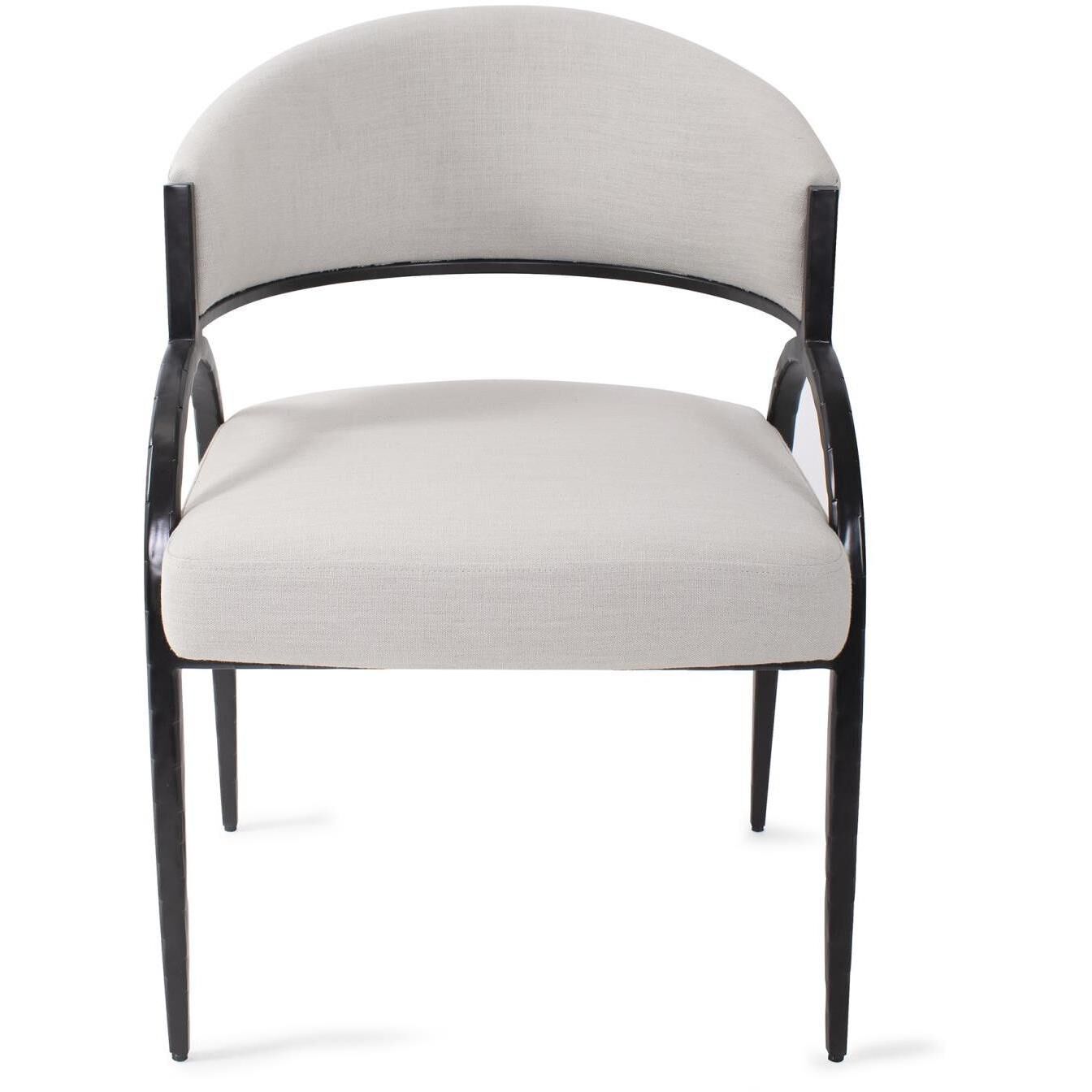 Dewitt Gray and Black Upholstered Side Chair