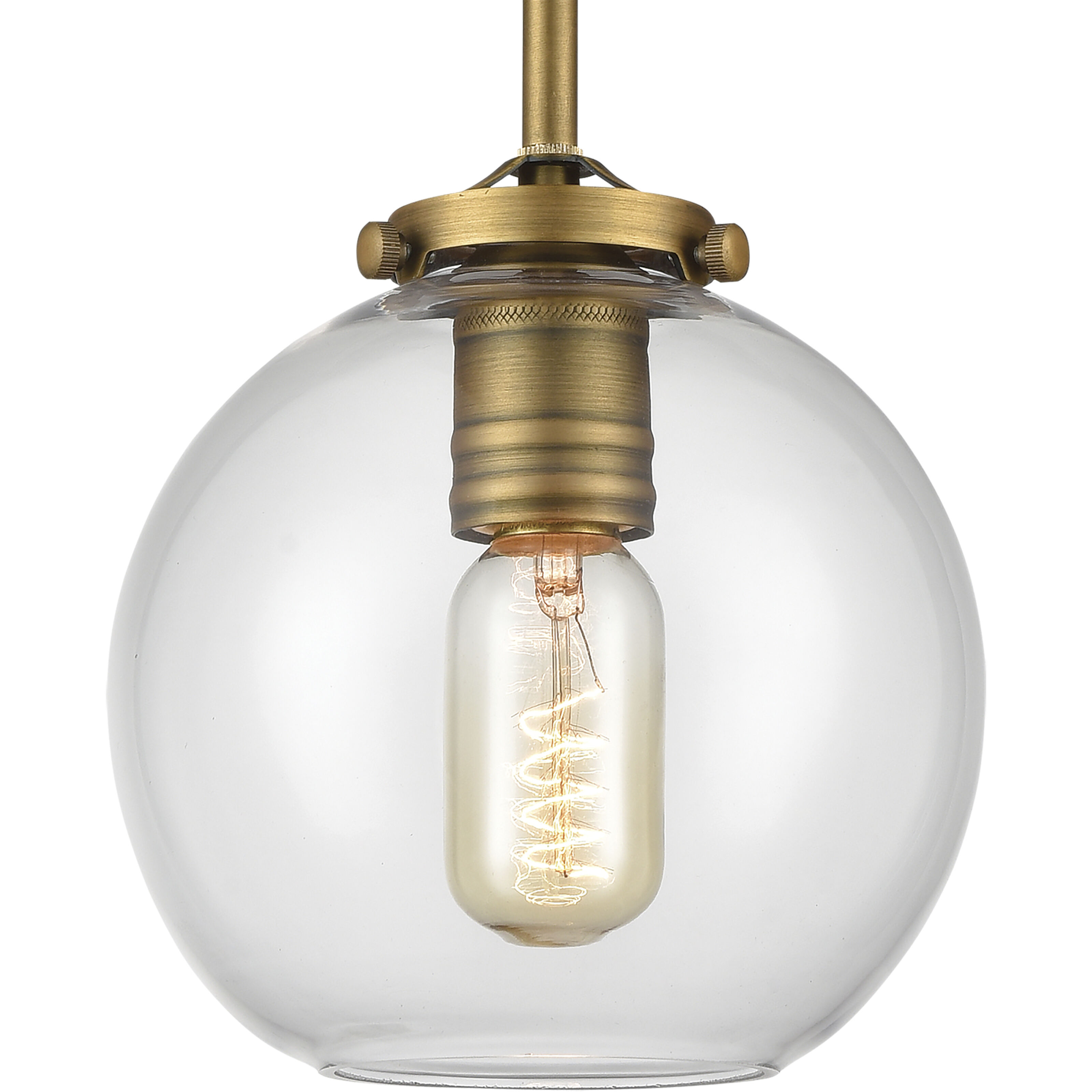 Mountain Creek 1 Light 7 inch Aged Brass Mini Pendant Ceiling Light