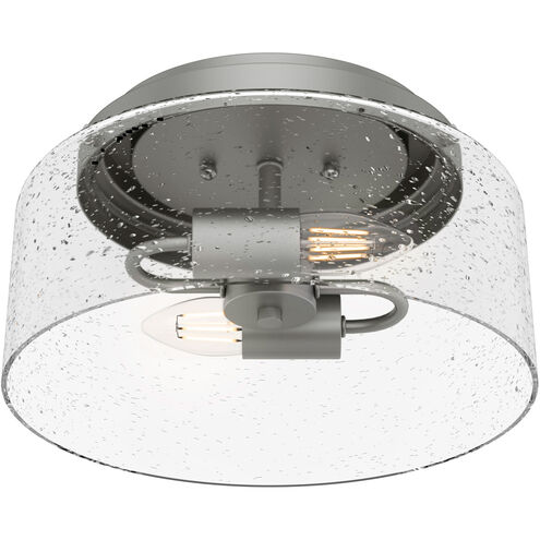 Hartland 2 Light 12 inch Matte Silver Flush Mount Ceiling Light