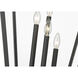 Talbot 4 Light 34.25 inch Black Outdoor Post Mount Fixture