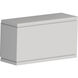 Rubix LED 5.37 inch Brushed Aluminum Outdoor Wall Light
